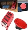 Red Gas Pedal Extender Cover Gas Cap Cover for 2007-2017 Jeep Wrangler JK JKU
