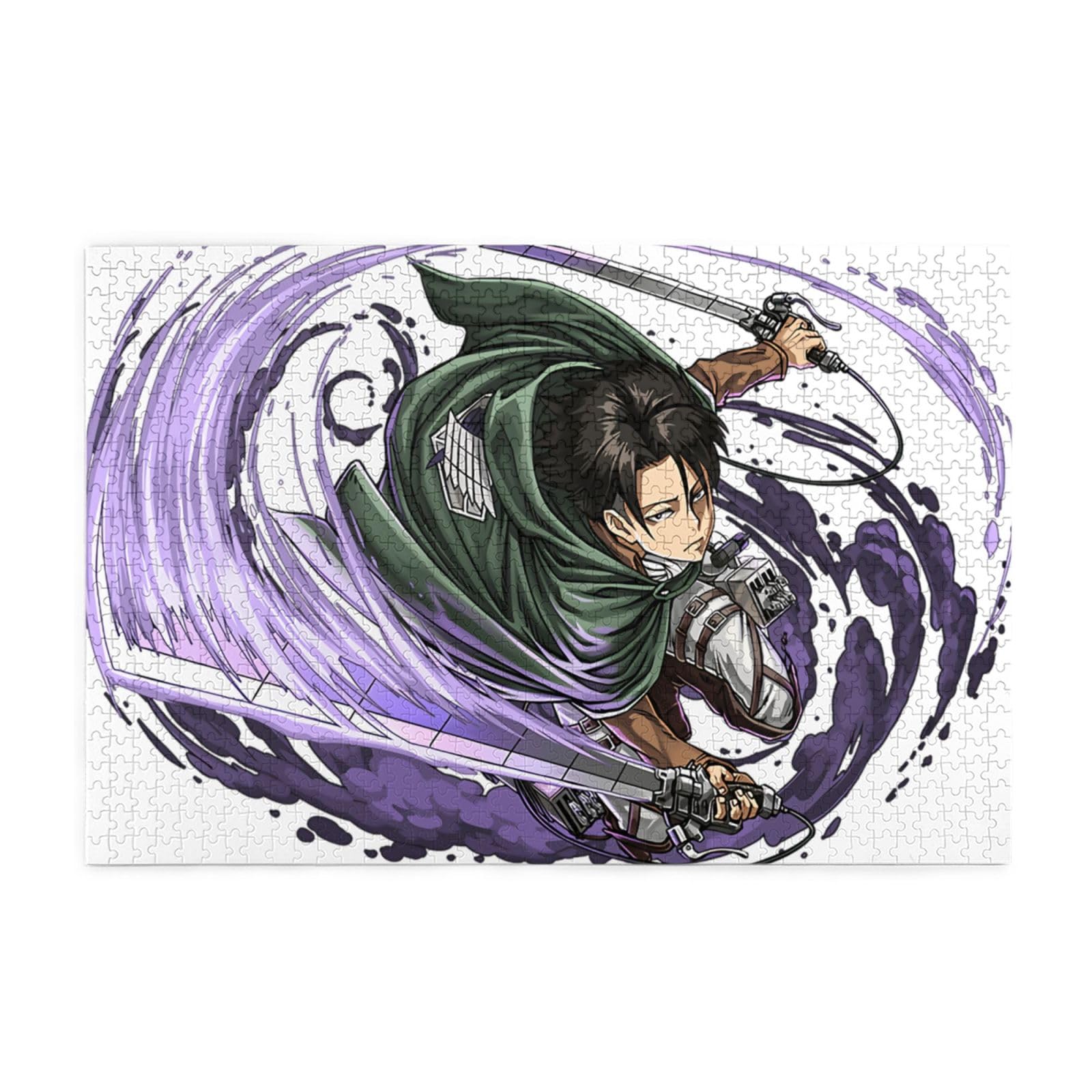 Amazon.co.jp: 1000ピース ジグソーパズル 進撃の巨人 リヴァイ