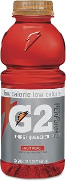 Gatorade, Thirst Quencher, 02 Perform, Fruit Punch, 20 Fl Oz, Bottle