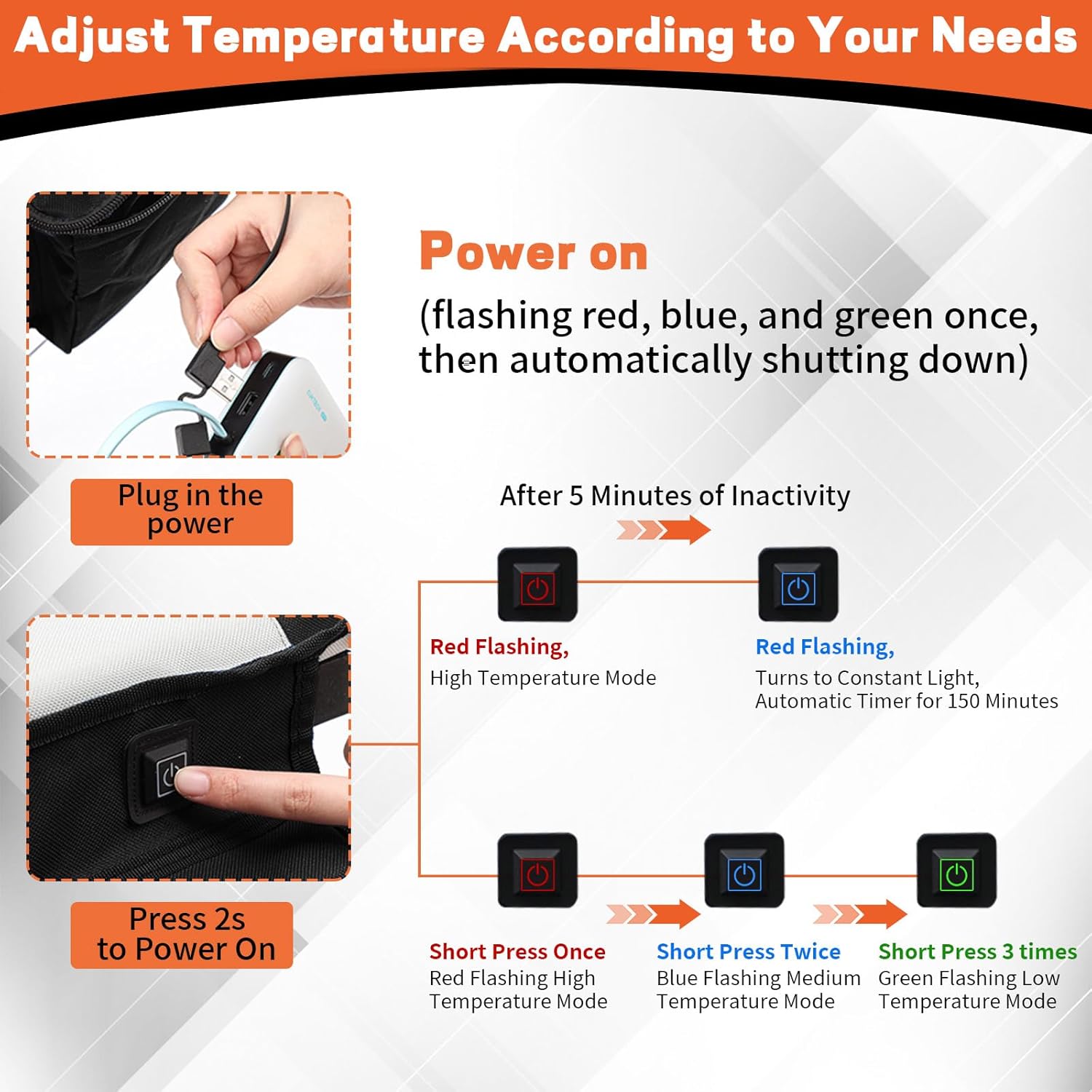 Tegeme Heated Stadium Seats for Bleachers with Back Support, Double Heated Bleacher Seat with Backrest, Portable Foldable Wide Chair with Large Pockets for Outdoor Sports, No Power Banks