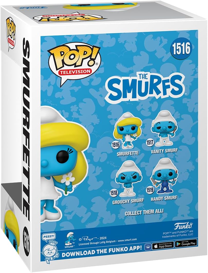 Funko POP! TV: Smurfs - Smurfette - 1/6 Odds for Rare Chase Variant - Smurfs - Collectable Vinyl Figure - Gift Idea - Official Merchandise - for Kids & Adults - TV Fans - Model Figure for Collectors