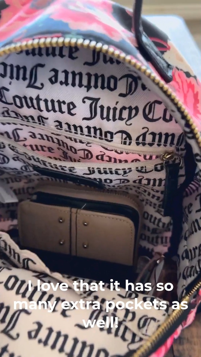 Watch Juicy Couture Rosie Mini Backpack review on Amazon Live