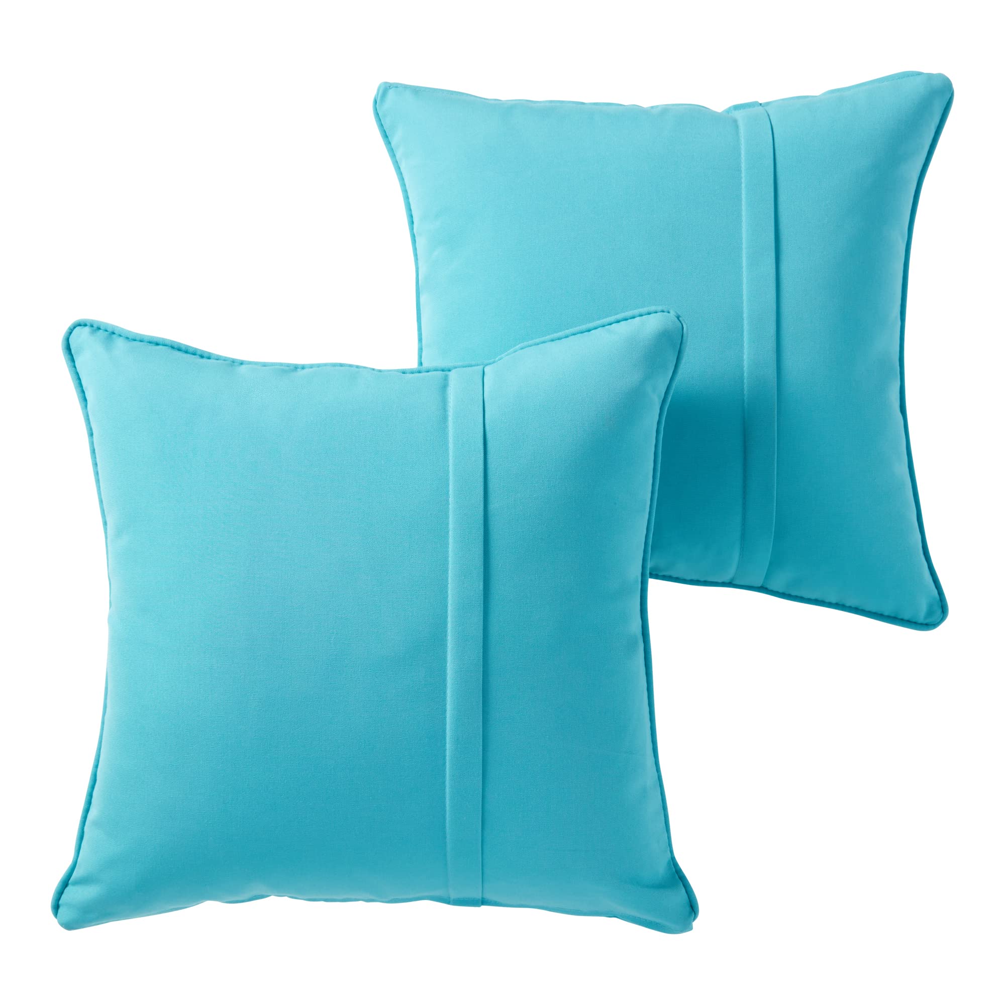 South Pine Porch20" Square Outdoor Reversible Sunbrella Throw Pillow (2-Pack), Aruba 2 Count