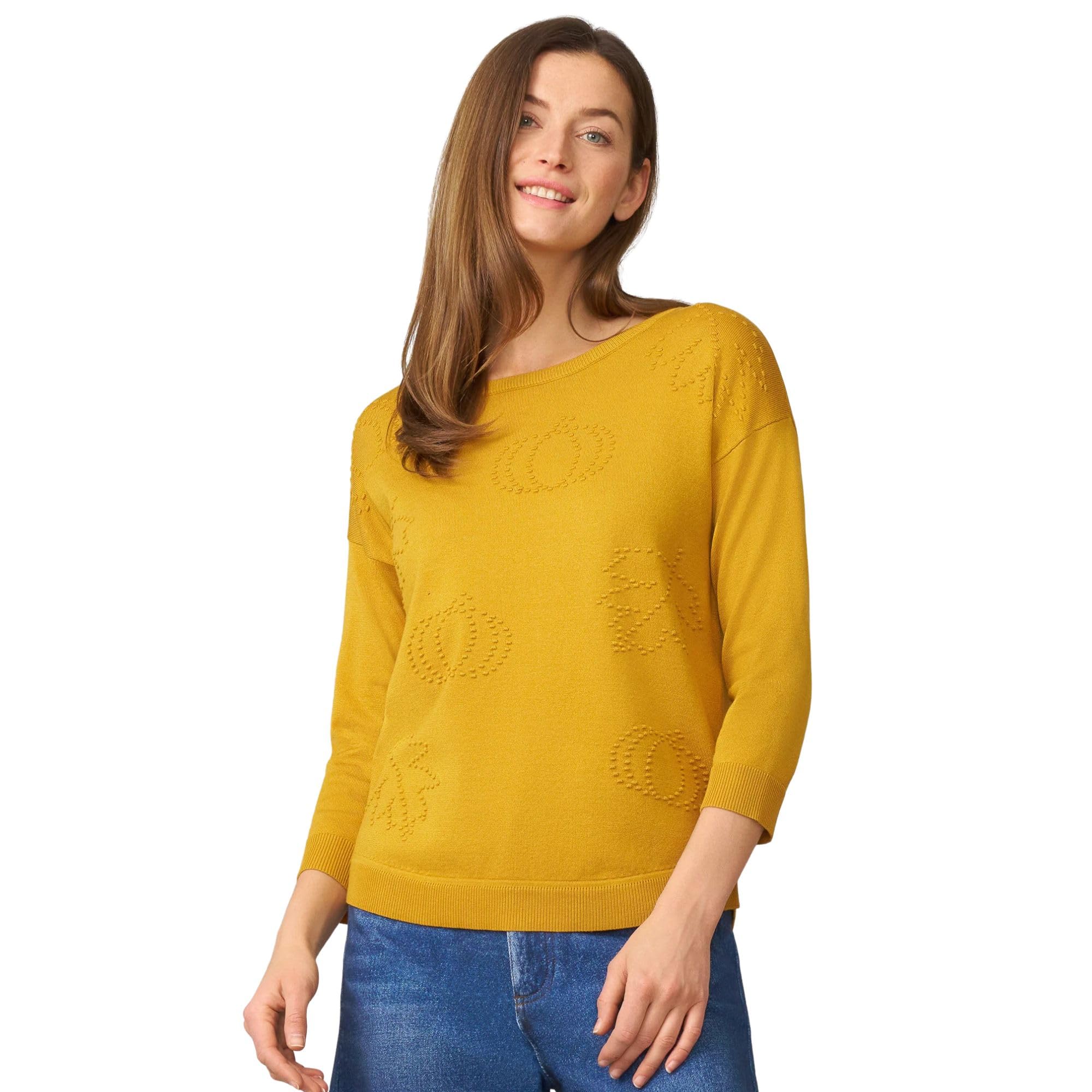 Cable Gauge Womens Fall Drop Shoulder Tunic Sweater