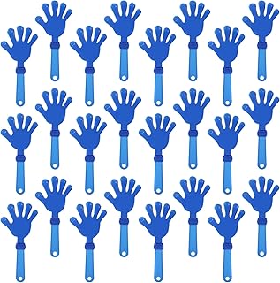 ZCYSRLQIN 24 Pcs Royal Blue Hand Clappers 7.5 Inch Clappers Noisemakers Noise Makers Party Favors Plastic Clapper Sporting Events Cheers Ball Dance Basketball Football Noisemakers ?Royal Blue?