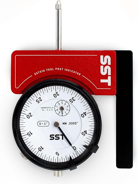 SST - Lathe Tool Post Indicator - High-Level Precision & Accuracy - Durable Construction - 5-Year Warranty Guaranteed