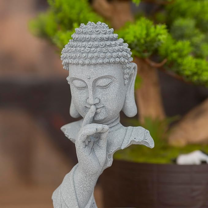 Estatua de Buda para Decoración del Hogar y Meditación miniatura 6