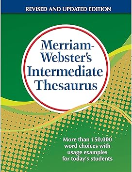 Merriam-Websters Intermediate Thesaurus, Hardcover 9780877791768 MW-1768