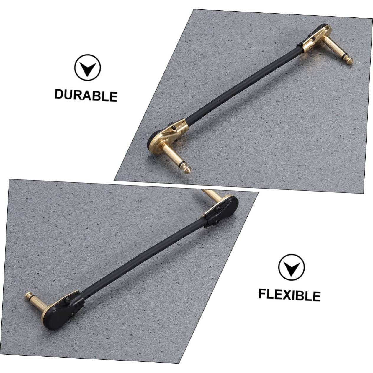 ibasenice Lot De 3 Câbles De Guitare En Cuivre Haute Fidélité Pour Guitare Électrique Câble De Basse Haute Fidélité Réduction Du Bruit Flexible Et Facile À Installer 2 Pièces X 3