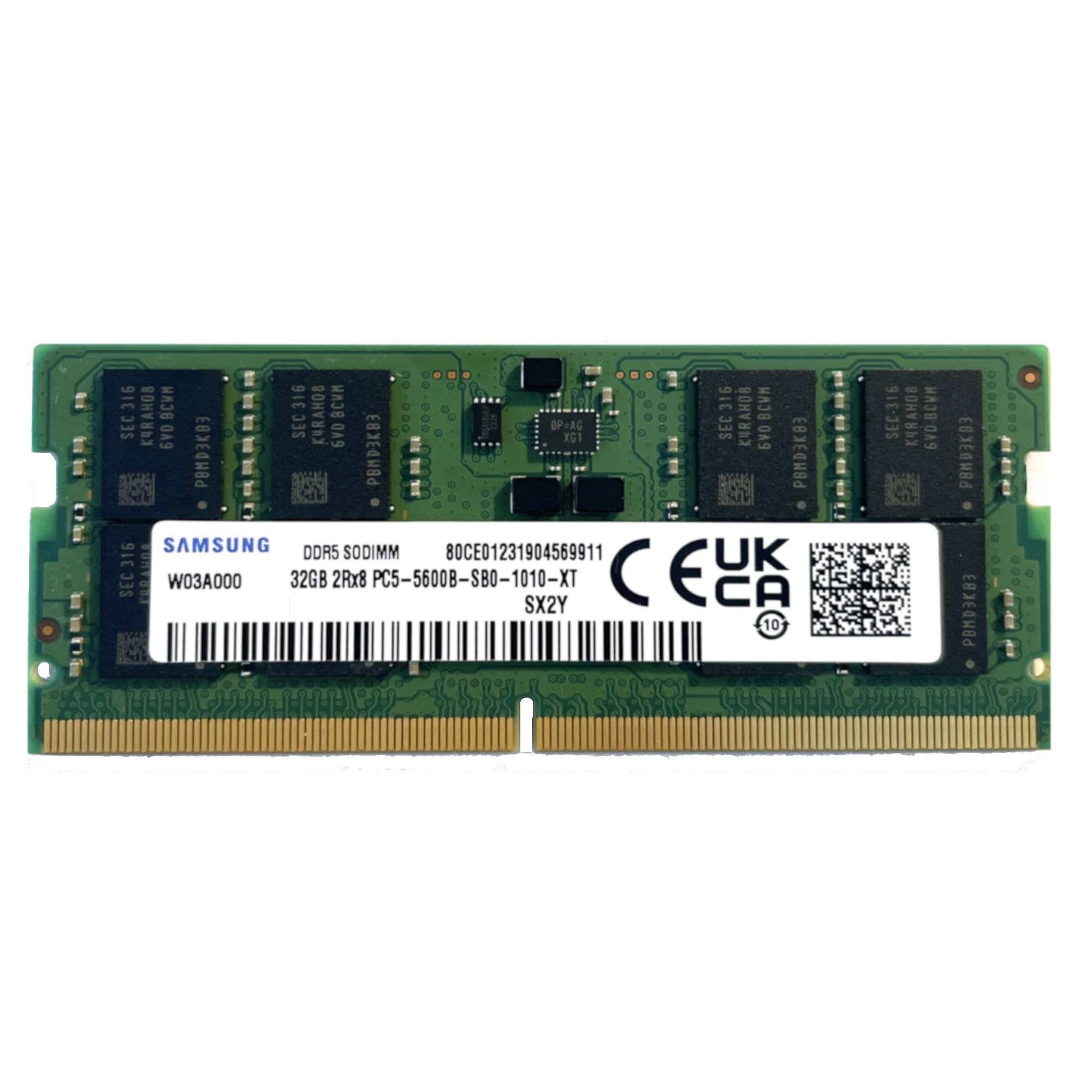Samsung 32GB DDR5 5600 PC5-44800 SODIMM 2Rx8 1.1v 262pin Non-ECC