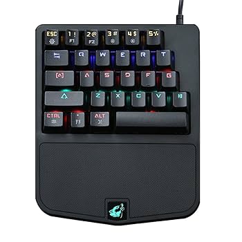 Amazon | 片手キーボード 左手デバイス ゲーミングキーボード