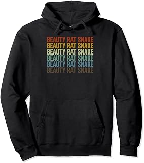 Beauty Rat Snake Retro Pullover Hoodie