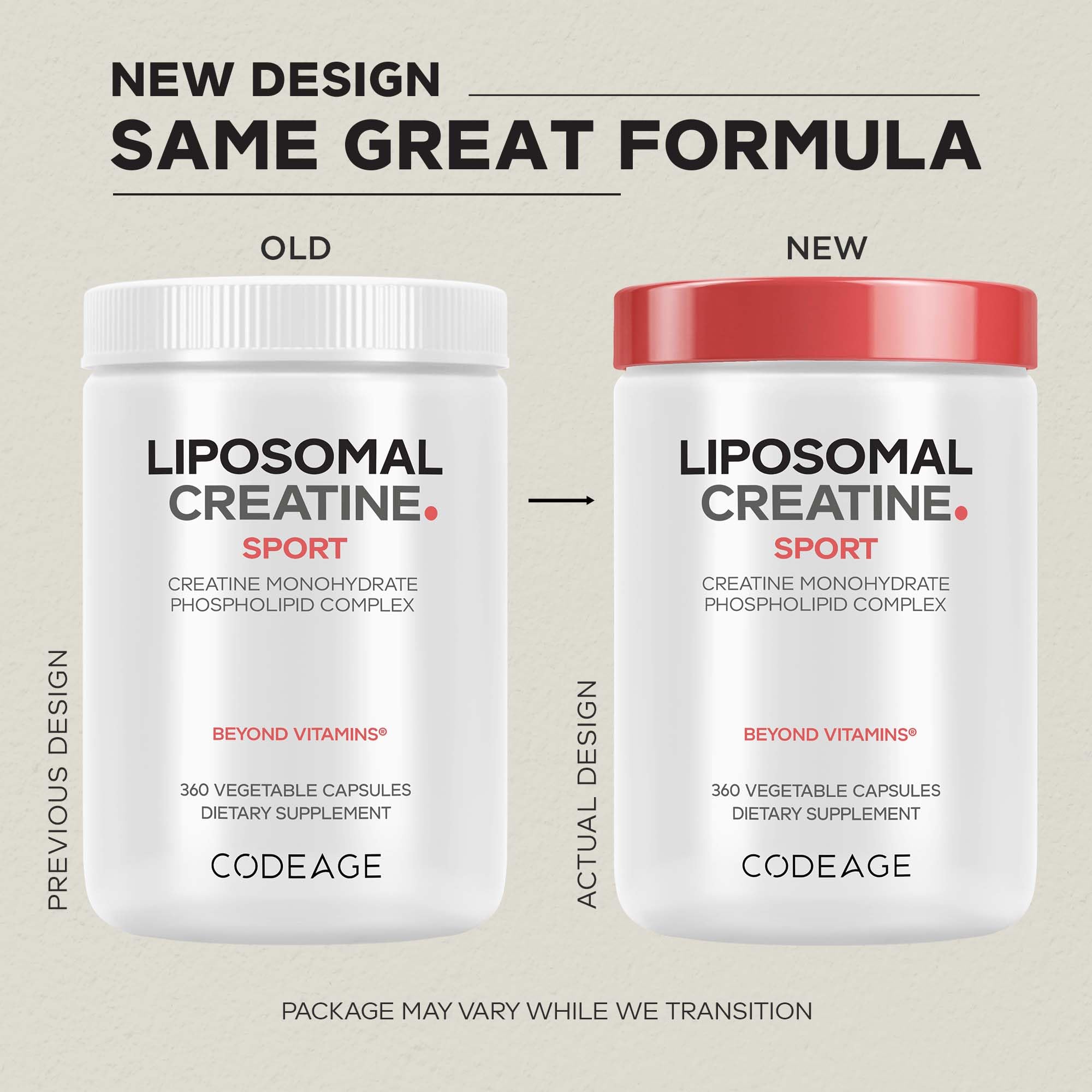 Codeage Liposomal Creatine Monohydrate, 2500mg, Micronized, 360 Capsules — Amazon image 3