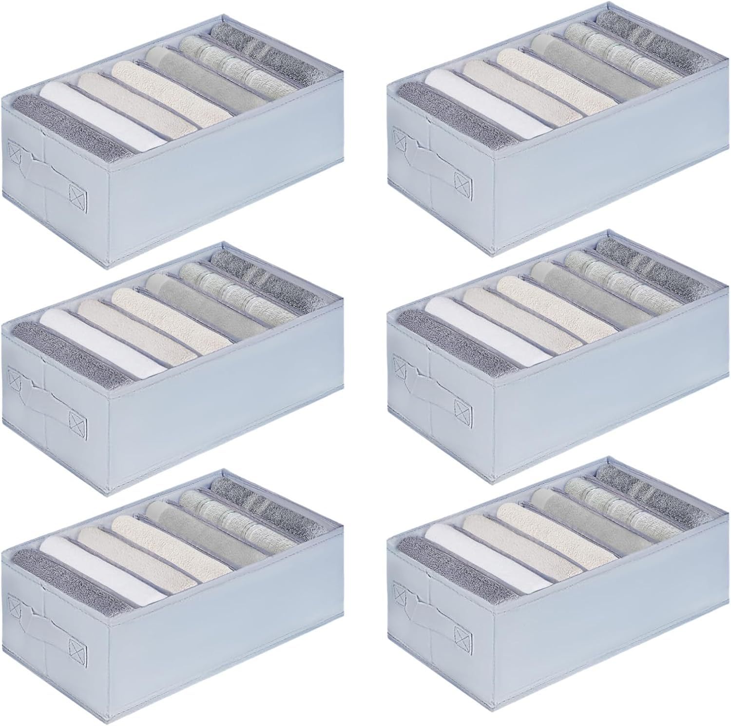 Kast Organizer 6 stuks voor broeken, overhemden, ondergoed