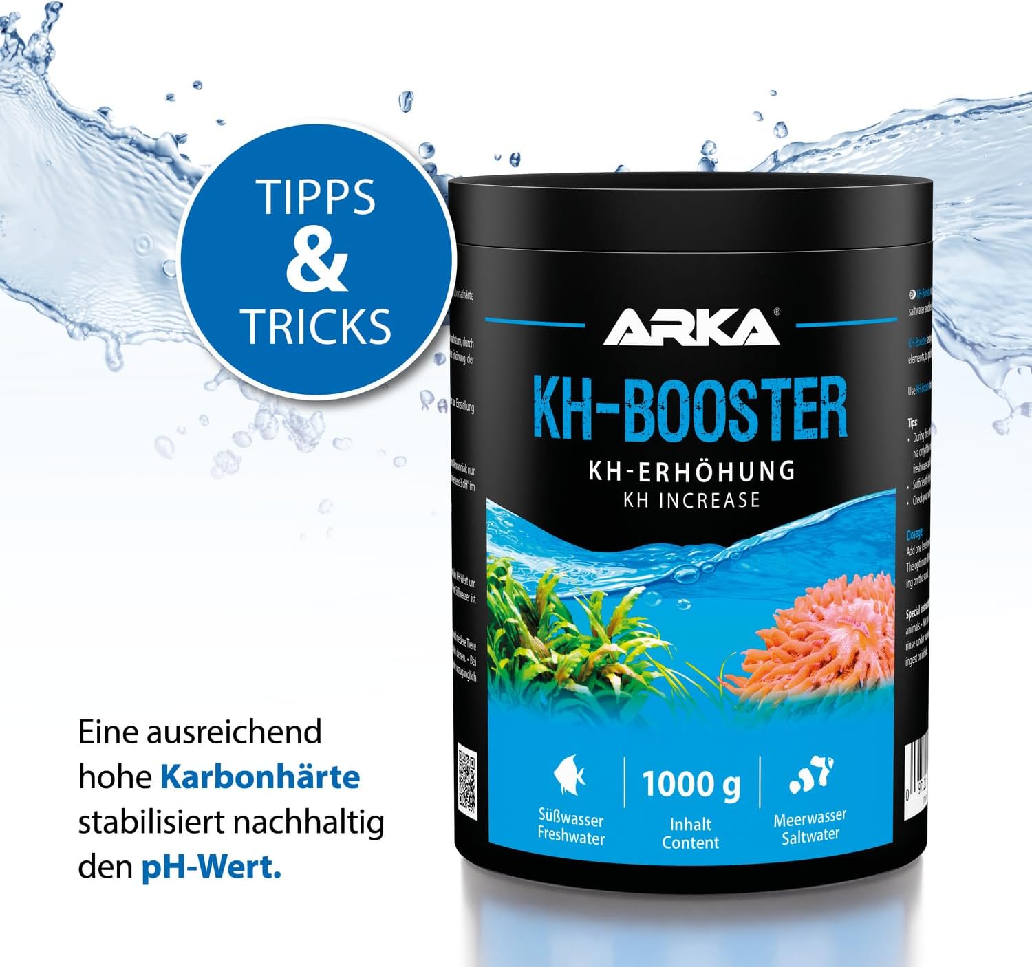 ARKA KH Booster (Carbonate Alkalinity) - 35 oz. (1,000 gr), (CABLG)