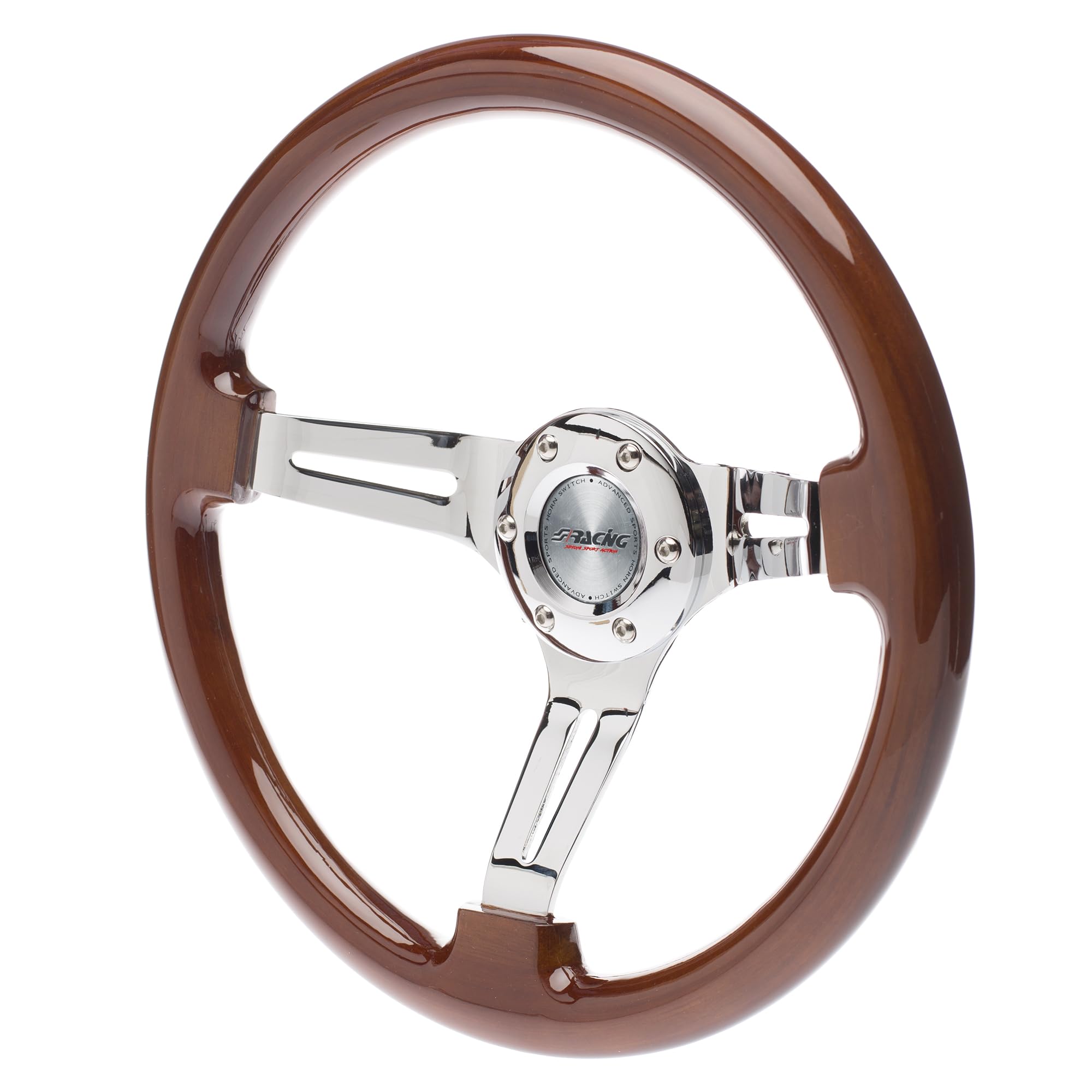Simoni Racing Universeel Sportstuur Didier - Hout - Diameter 350mm