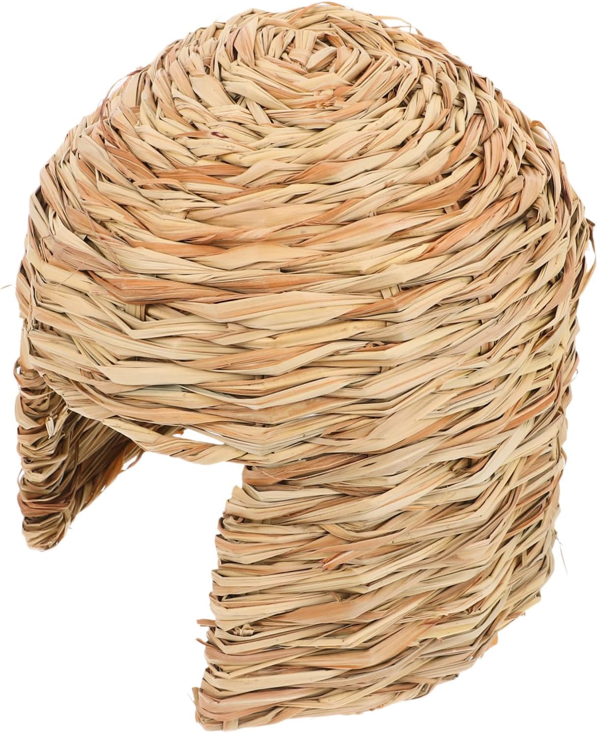 Bunny Grass House Natural Woven Hideaway for Small Animals Comfortable Hut for Rabbits Guinea Pigs Hamsters and Gerbils Private Resting Space