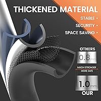 Vista 2 de Step Ladder - Taburetes plegables de 3 escalones extra grandes y anchos de 600 libras, taburetes plegables personalizados antideslizantes