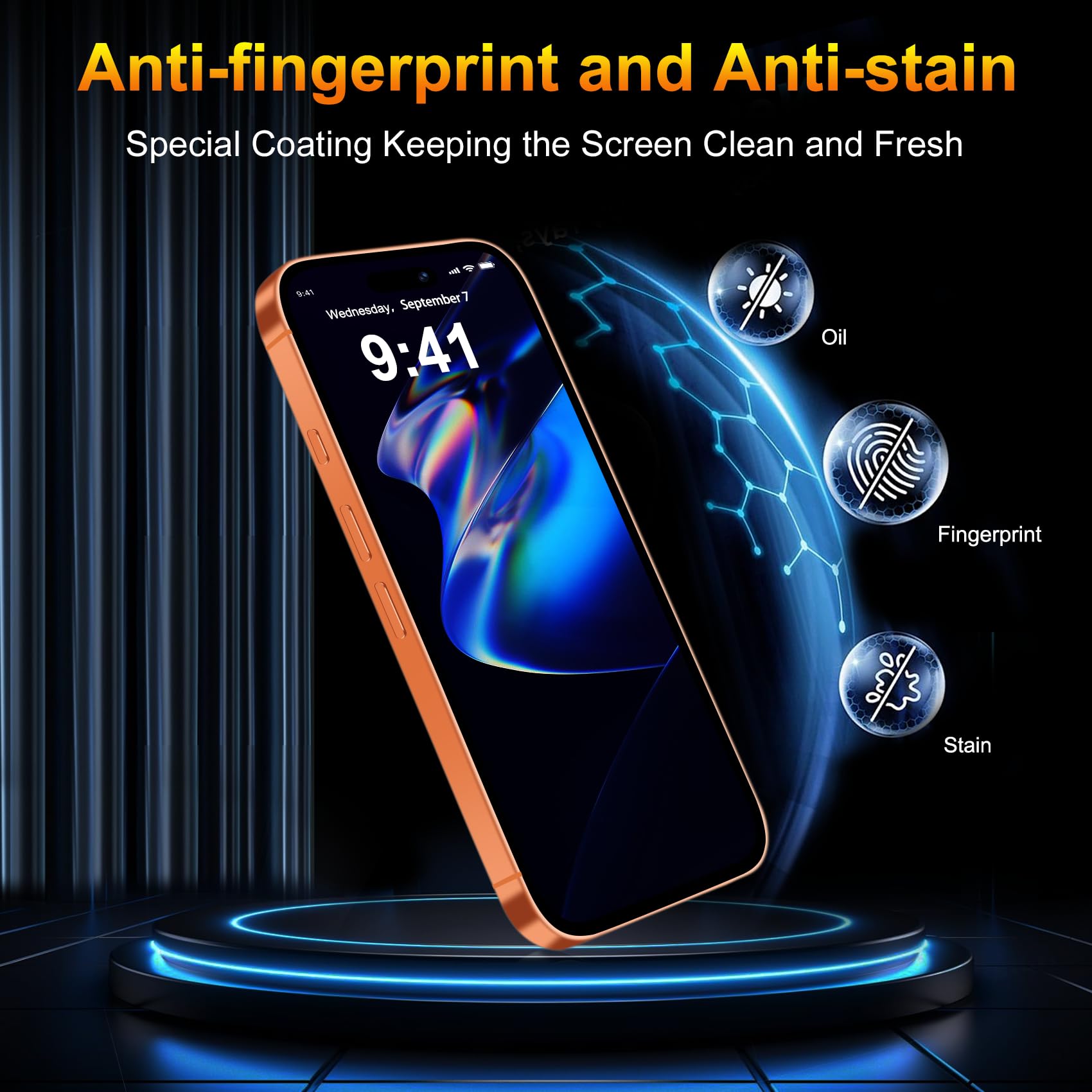 QsmQam 3 Pièces Verre Trempé Pour Samsung Galaxy A54 5G Et 3 Pièces Caméra Arrière Protecteur