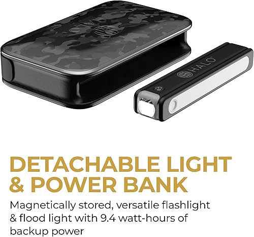 Miniatura 4 de HALO Bolt PaL 1000 Arrancador portátil para automóvil  Puertos de carga USB-A y USB-C, pantalla digital, alimenta múltiples dispositivos, banco de