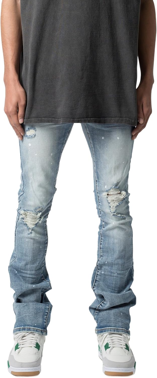 mnml Mens Mnml Men's X598 Skinny Stacked Denim