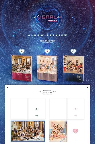 Miniatura 2 de Twice - Signal [Random ver.] (4º Mini álbum) CD+88p Photobook+1Photocard+1Photocard+1 Photocard especial+1 Foto+Juego de tarjetas de fotos extra de