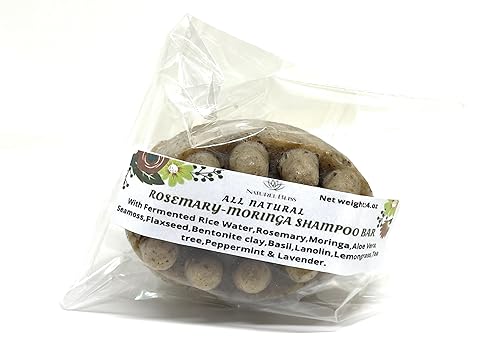 Miniatura 4 de Barra de champú Rosemary-Moringa  Acondicionamiento natural