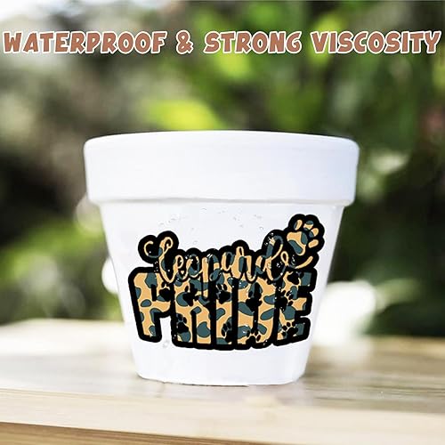 Miniatura 53 de Tintnut Vinilo permanente tono de piel, 18 hojas de 12 x 10 pulgadas, vinilo adhesivo permanente para máquina de cortar, autoadhesivo marrón