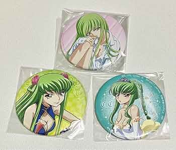 セガ限定】 コードギアス C.C. 缶バッジ 2個セット セガ限定】 コード