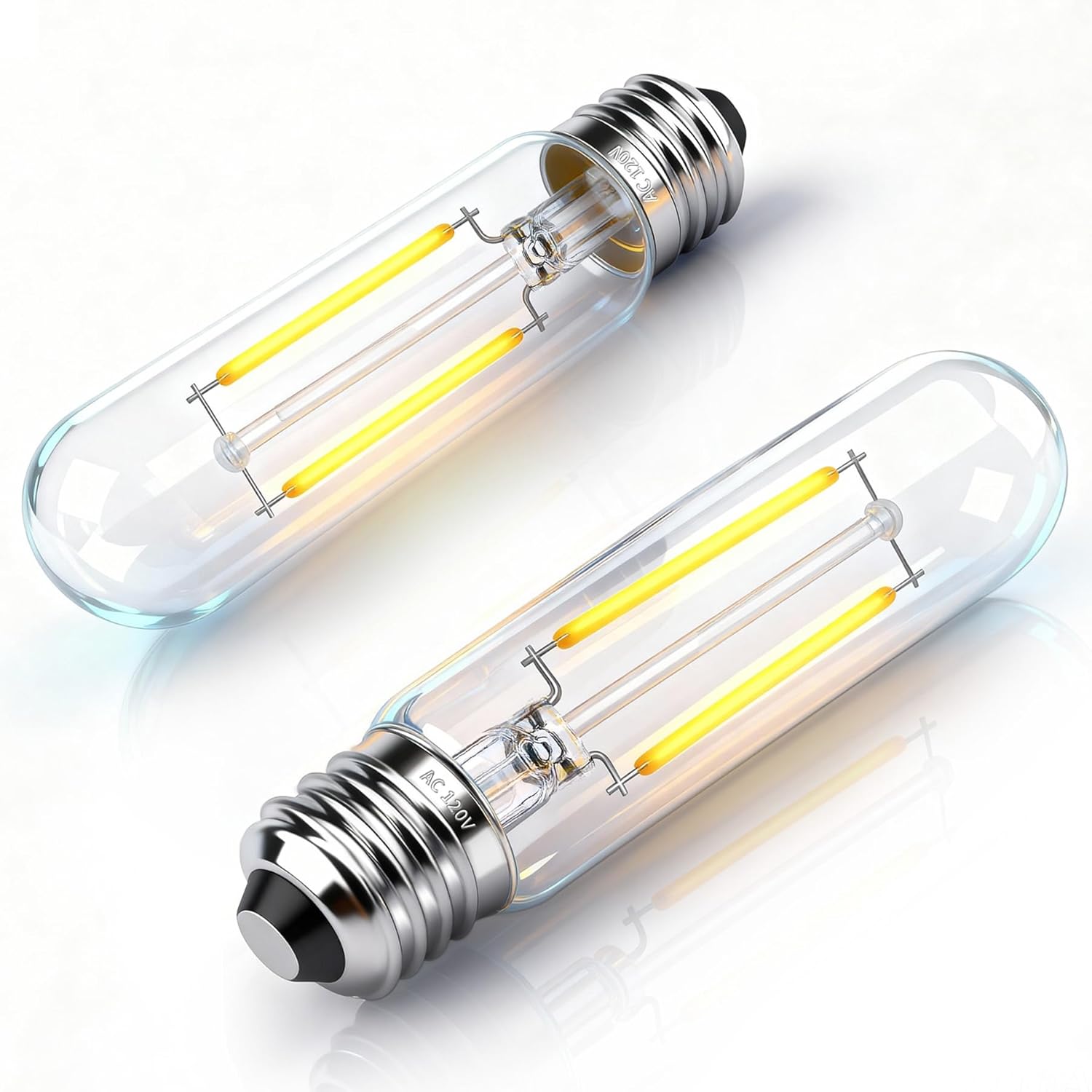 SCNNC Edison Bulbs 4W Vintage 40 Watt Light Bulbs E26 Led Bulb 4000K Natural Light CRI90 T45 Antique LED Bulb Clear Glass 400 Lumens 4 Packs for Chandeliers,Pendant,Vanity Non Dimmable