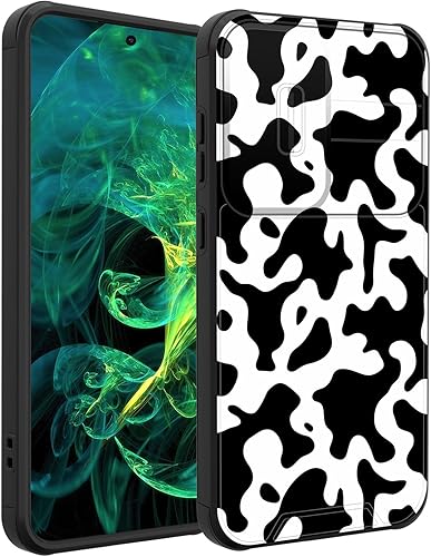 Miniatura 100 de Funda para Galaxy A17 5G con cubierta para cámara deslizante, resistente de doble capa híbrida a prueba de golpes, funda protectora resistente para