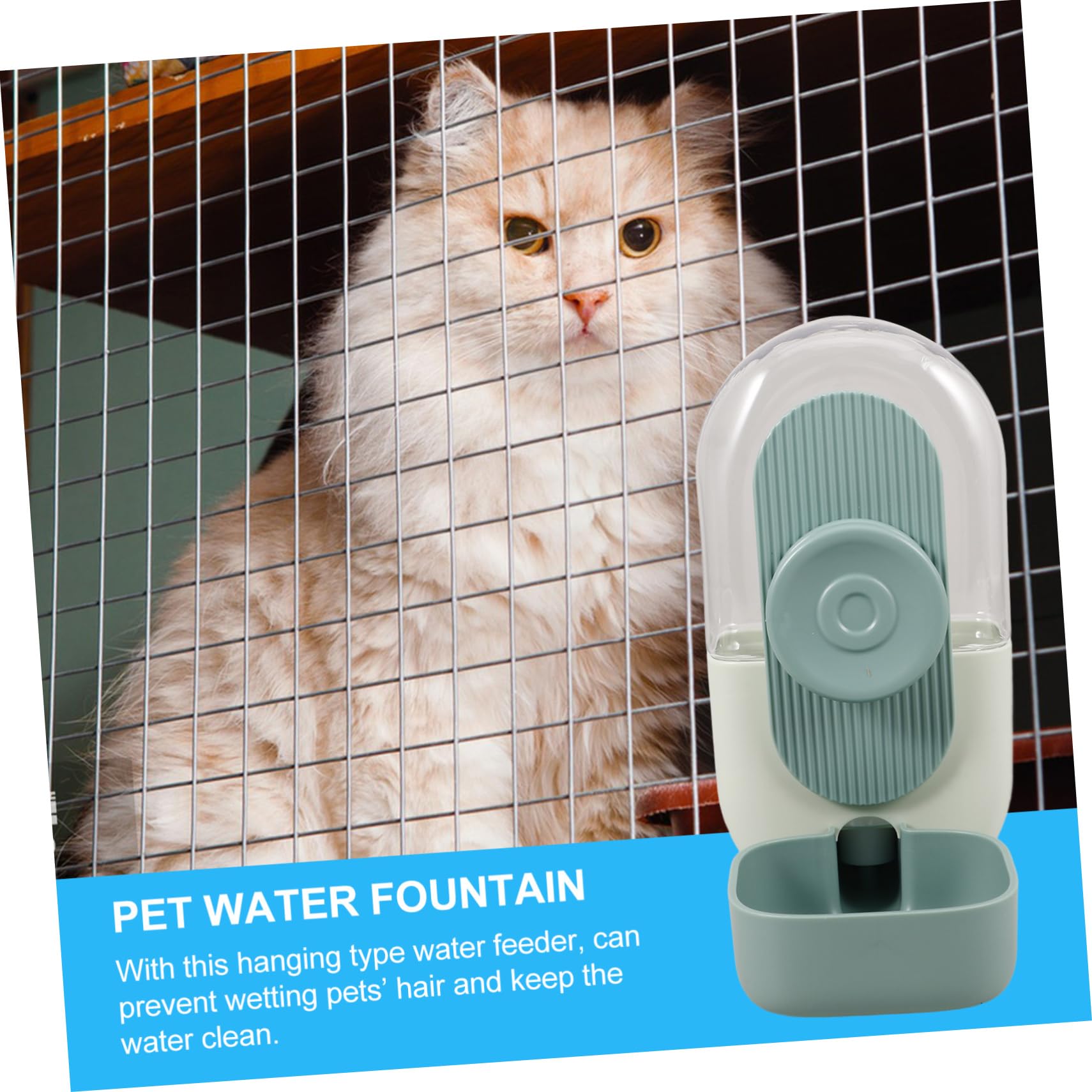 MILISTEN 2 Stück Haustier Trinkbrunnen Haustierbedarf Hunde Wasserspender Automatischer Haustier Tränker Automatischer Futterspender Katzen Wasserspender Futterschale Für Katzen