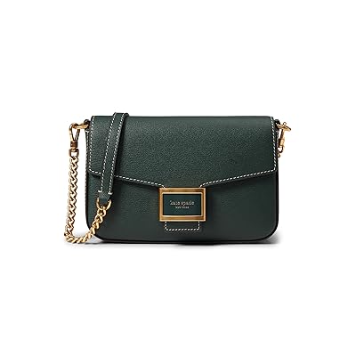 Kate Spade New York Katy Textured Leather Flap Chain Crossbody Women