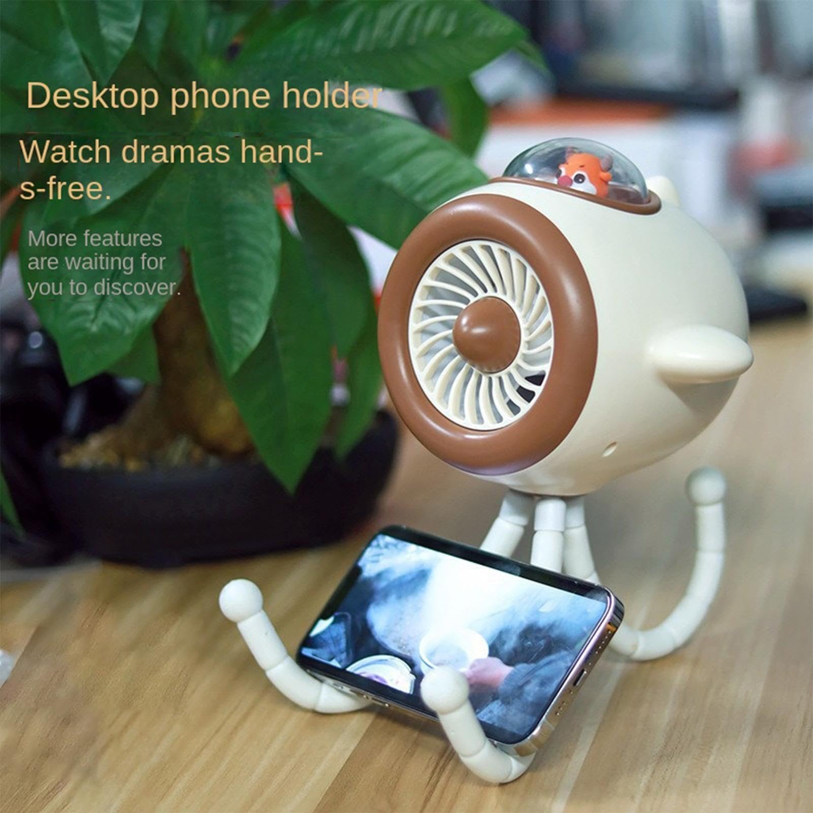 Ventilatore Portatile per Passeggino 3 Velocità con Luce LED