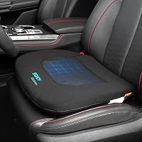 Sojoy iGelComfort Gel Memory Foam Seat Cushion - Cooling Portable for Car, Office, Stadium & Long Sitting with Strap