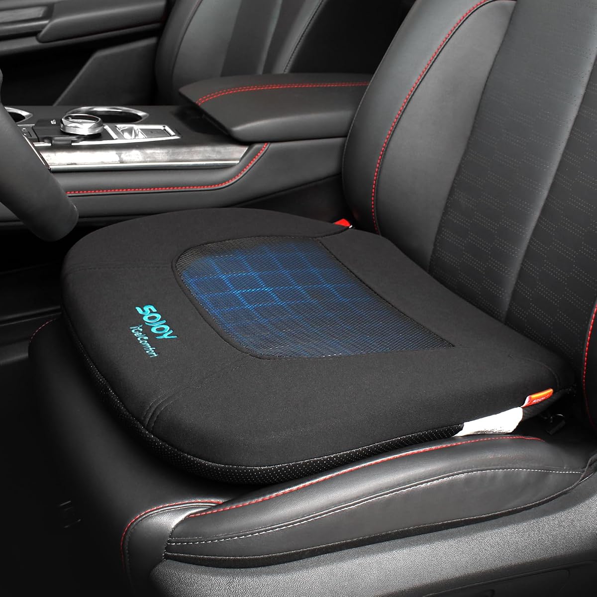 Sojoy iGelComfort Coccyx Orthopedic Breathable Gel Seat Cushion (Black)