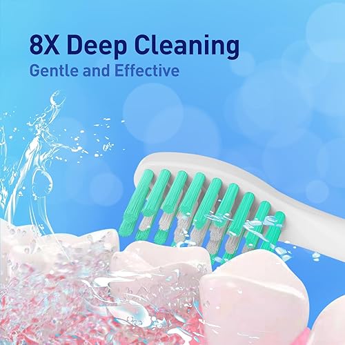 Miniatura 4 de Cabezales de cepillo de repuesto compatibles con Philips Sonicare HX7022 HX7023 Essence E-Series Cepillo de dientes eléctrico  Cabezales de repuesto