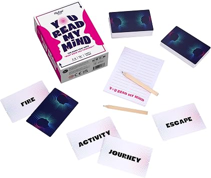 Ridley's Games: You Read My Mind - Mind Reading Party Game - How Well Do You Know Your Friends- for 3-6 Players and Ages 10 +