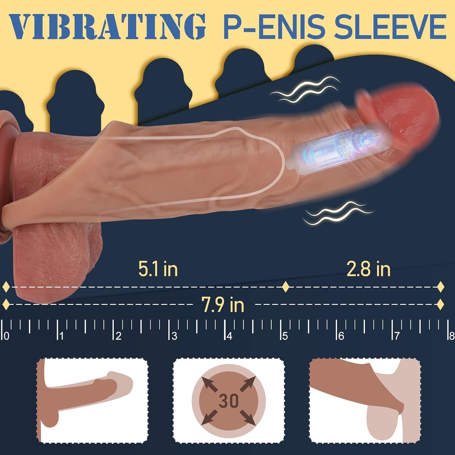 Cônsóladôr Extęnșṓr ÁñilḷØ De Vībradôr Fṳnđạ Pẹṋẹ Sẹxµàḷ SîḷĪcónà Preservativos Condón SẹxµàḷEs Para Mửjểres Y Hómьrěśs Ayuda a Simular El Engrosamiento Y Alargamiento MḁścuḷÍñó, Hi1