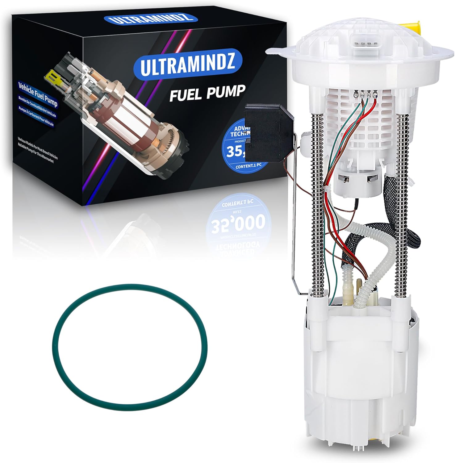 Fuel pump for Dodge Ram 1500 3.7L V6 4.7L V8 5.7L V8 2004-2006 for Ram 2500 5.7L V8 2005-2007 for Ram 3500 5.7L V8 2005-2007 Short Bed w/ 34 Gallon Tank Gas Engine