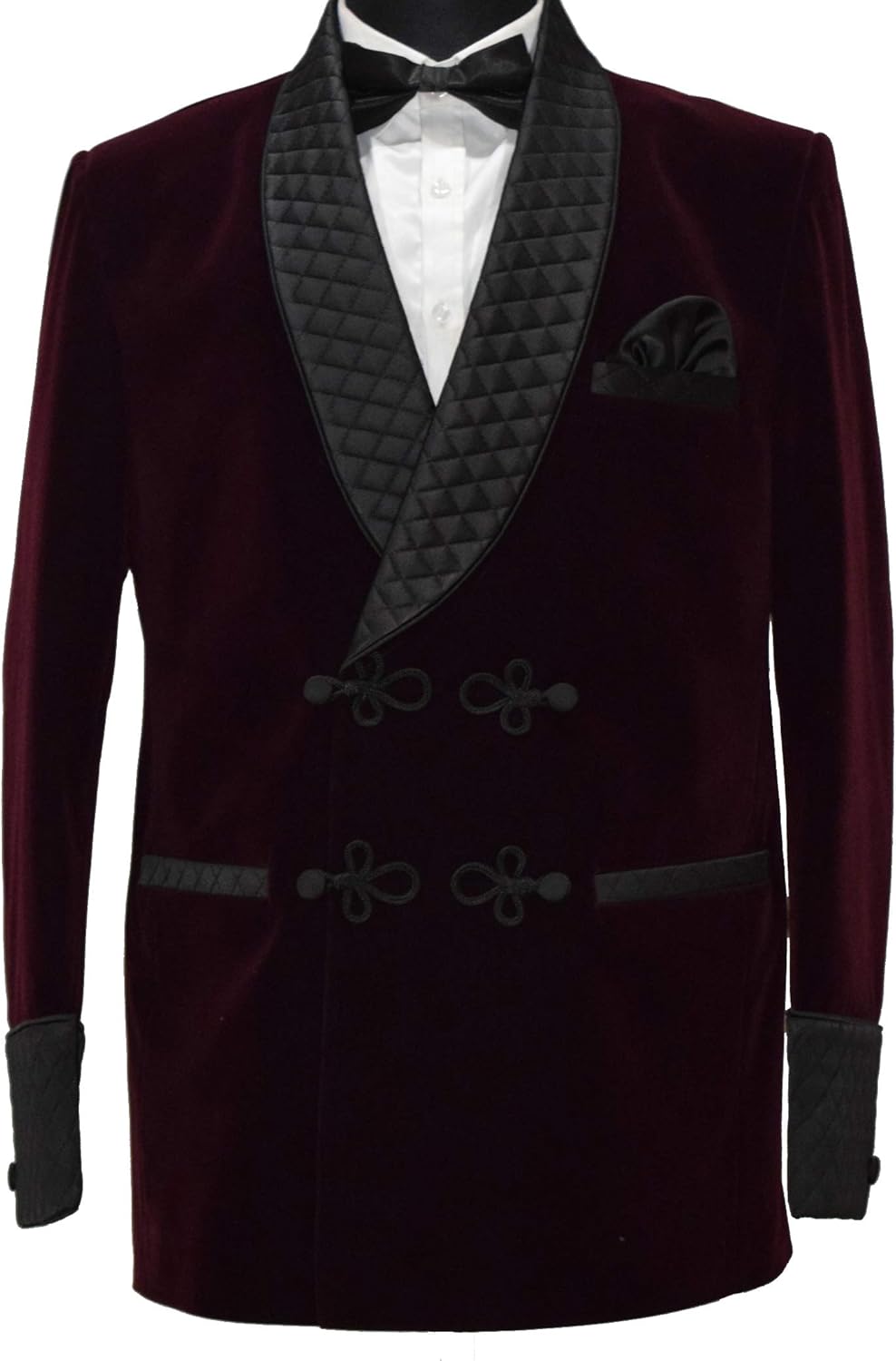 Men Burgundy Smoking Jackets Designer Wedding Party Wear Blazer