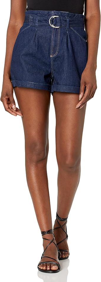 PAIGE Womens Pleated Carly Shorts