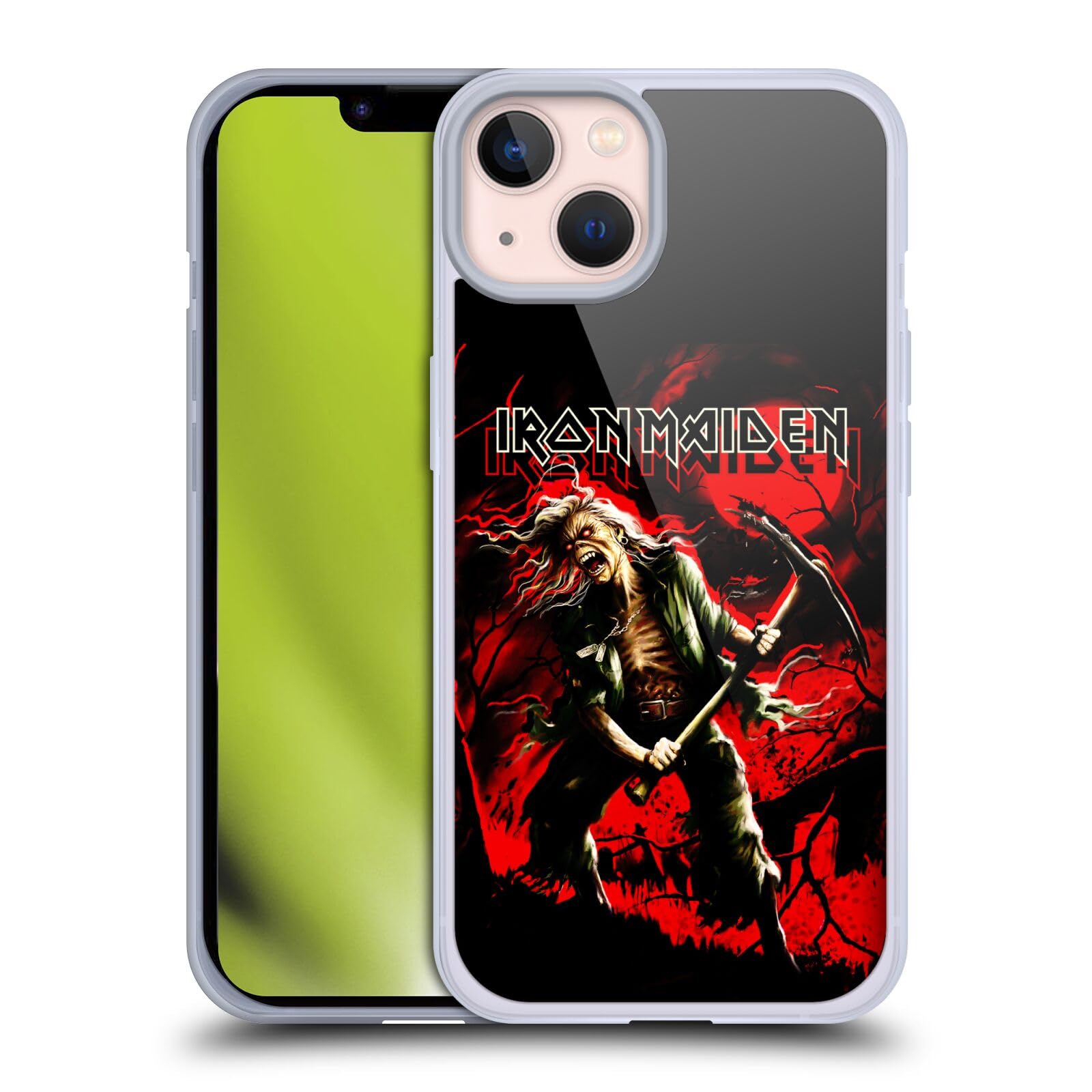 Funda iPhone 13 Iron Maiden gel silicona flexible antichoque 7