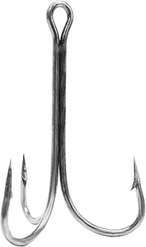 EAGLE CLAW Lazer Treble Hook #1 Nickel