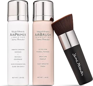 Magic Mineral AirBrush Foundation Set by Jerome Alexander (Fair)