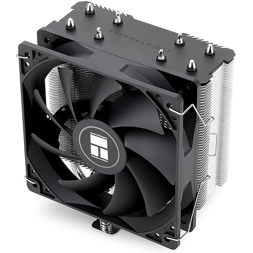Thermalright Assassin X120 Refined SE CPU Air Cooler, 4 Heat Pipes, TL-C12C PWM Fan, Aluminium Heatsink Cover, AGHP Technology, for AMD AM4/AM5/Intel LGA 1150/1151/1155/1200/1700/1851(AX120 R SE)