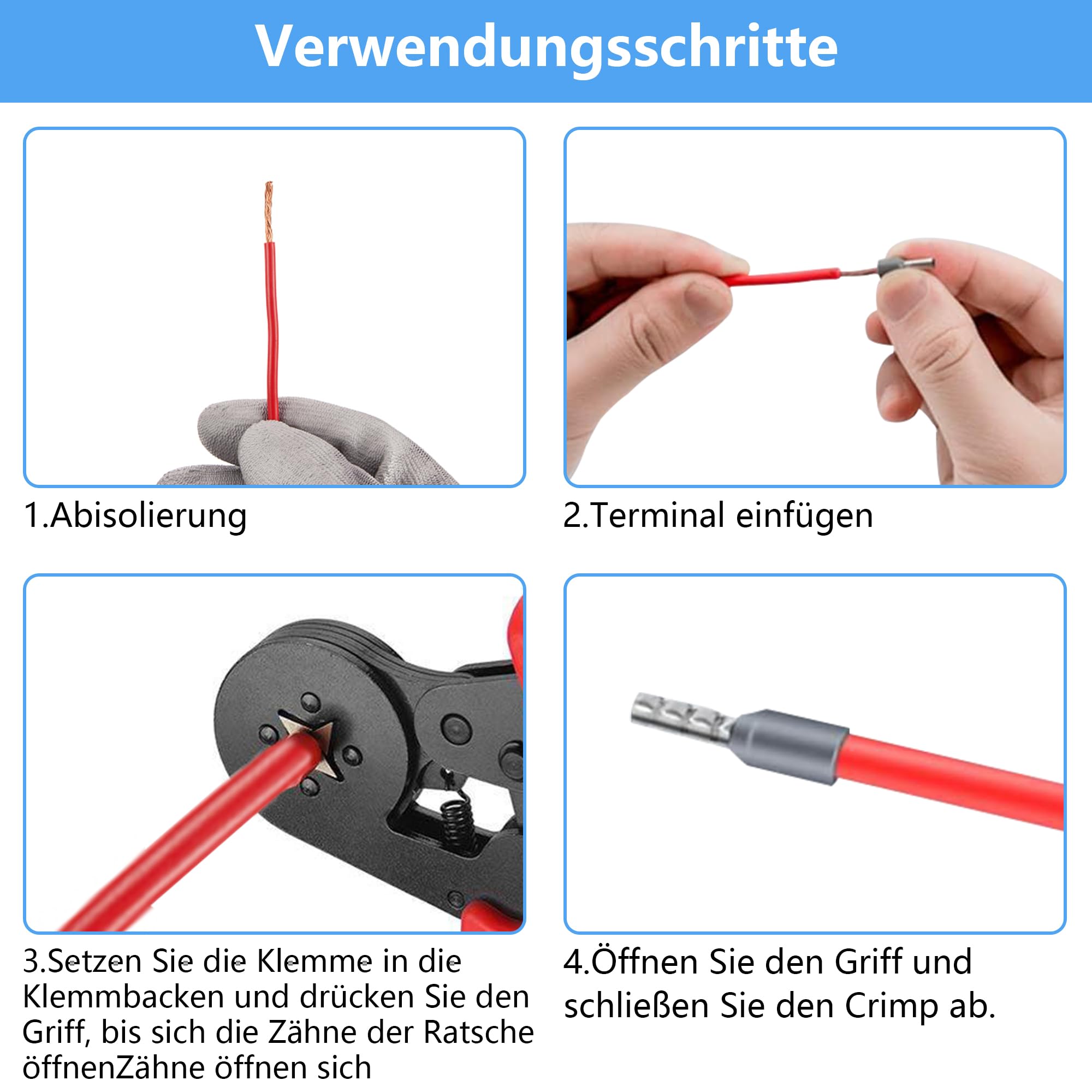 Yqk-300 Hydraulische kabel lug aderendhülsen crimpen werkzeuge draht terminal cr