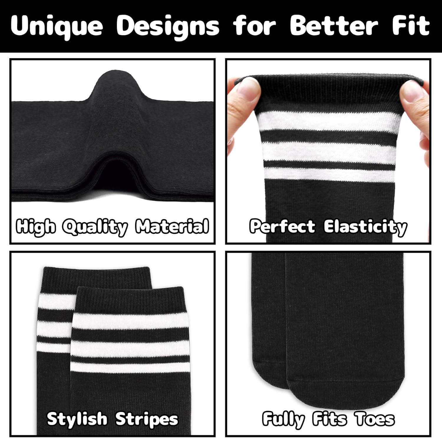 Olreco Toddler Soccer Socks Kids Baseball Socks Youth Softball Sock for Girls Boys Football Sock Boys Athletic Accessories