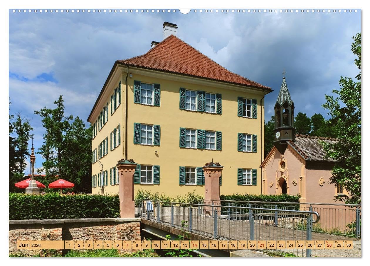 Komm mit Ausflugsziele rund um Augsburg (hochwertiger Premium Wandkalender 2026 DIN A2 quer), Kunstdruck in Hochglanz: Anregungen für Tagestouren in der Nähe von Augsburg (CALVENDO Natur)
