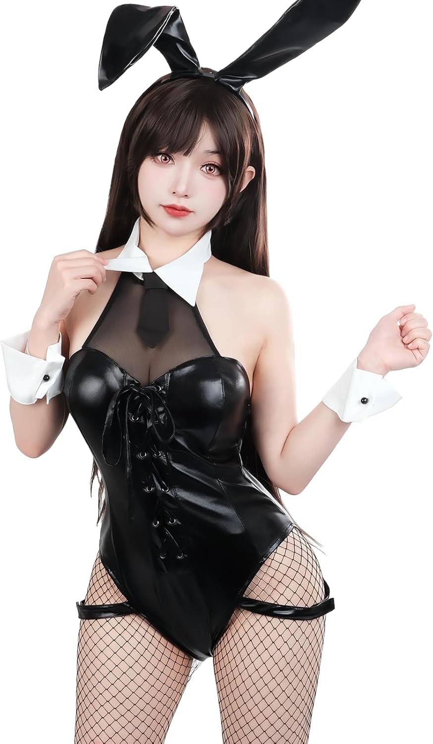 [CR ROLECOS] バニーガール コスプレ 大きいサイズ バニースーツ バニー コスプレ衣装 可愛い ハイレ...
